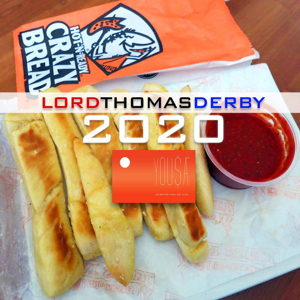Lord Thomas Derby, CEO, Enters 2020 Presidential Election Race